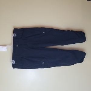 Eddie Bauer Crop Black Travex Horizon Cargo Capris Size 4